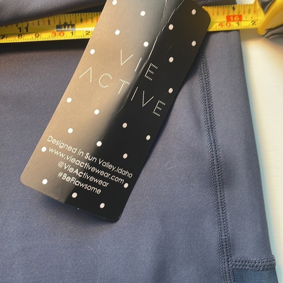 VieActive Crop leggings with mesh detail. - Picture 5 of 7